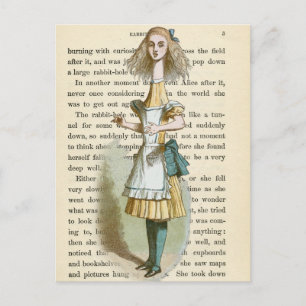 Vintage Alice in Wonderland Postcard
