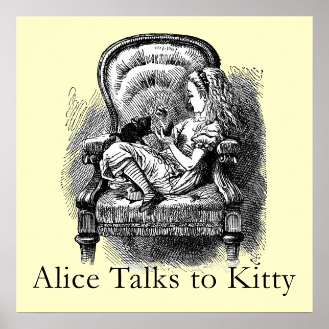 Vintage Alice in Wonderland Poster (Front)