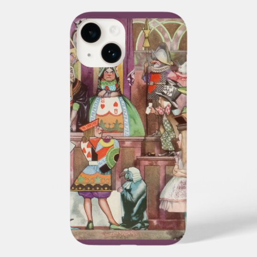 Vintage Alice in Wonderland Queen of Hearts Case_Mate iPhone 14 Case