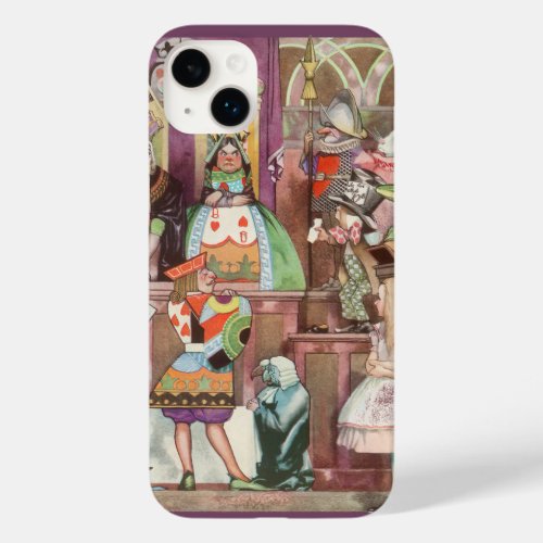 Vintage Alice in Wonderland Queen of Hearts Case_Mate iPhone 14 Plus Case