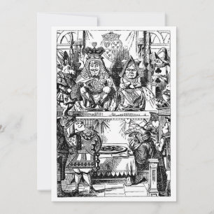 Vintage Alice in Wonderland, Queen of Hearts Trial