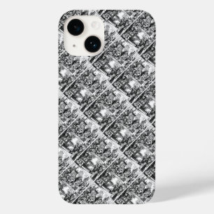 Vintage Alice in Wonderland, Queen of Hearts Trial Case-Mate iPhone 14 Case