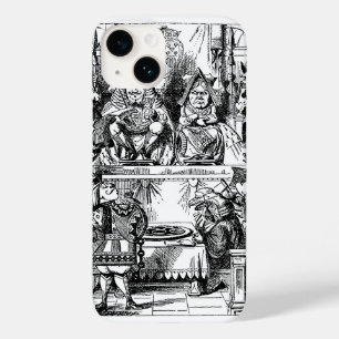 Vintage Alice in Wonderland, Queen of Hearts Trial Case-Mate iPhone 14 Case
