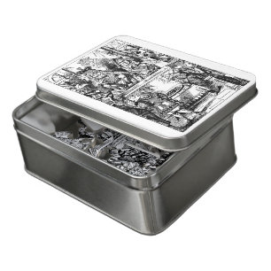 Vintage Alice in Wonderland, Queen of Hearts Trial Jigsaw Puzzle