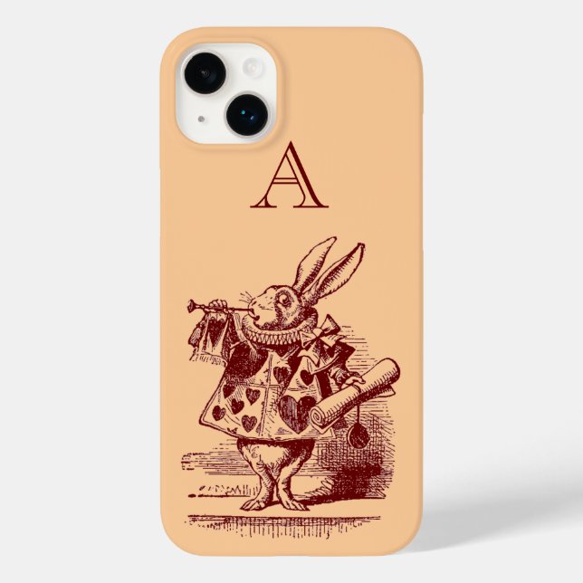 Vintage Alice in Wonderland Rabbit Case-Mate iPhone Case (Back)