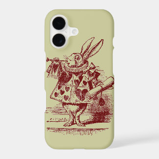 Vintage Alice in Wonderland Rabbit iPhone 17 Case