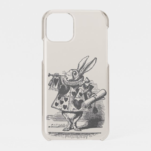 Vintage Alice in Wonderland Rabbit Uncommon iPhone Case (Back)
