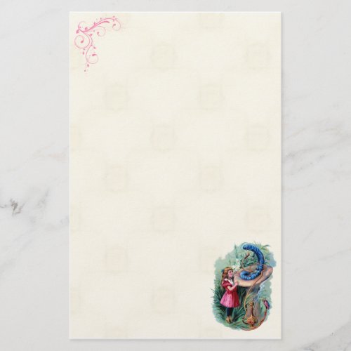 Vintage Alice In Wonderland Stationery