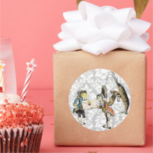 Vintage Alice In Wonderland STICKER