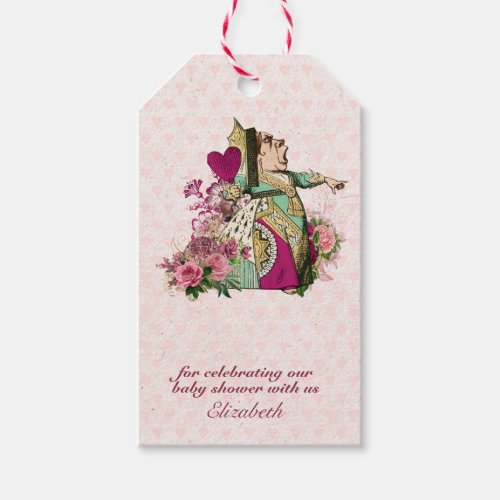 Vintage Alice in Wonderland Tea Party Custom Party Gift Tags