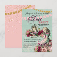 Vintage Alice in Wonderland Tea Party Custom Party