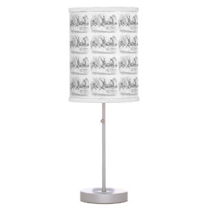 Vintage Alice in Wonderland Tea Party Lamp