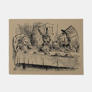 Vintage Alice in Wonderland, Tea Party Scene Doormat