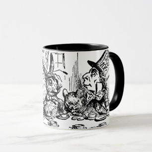 Vintage Alice in Wonderland, Tea Party Scene Mug