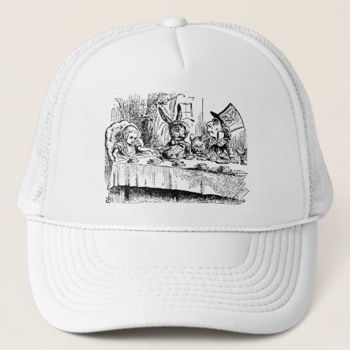 Vintage Alice in Wonderland Tea Party Scene Trucker Hat