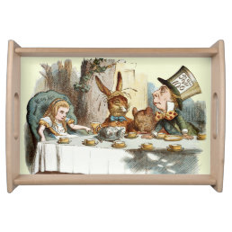 Vintage Alice in Wonderland Tea Party Serving Tray