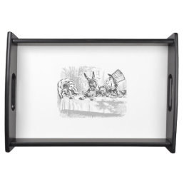 Vintage Alice in Wonderland Tea Party Serving Tray