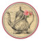 Vintage Alice in Wonderland Tea Party Stickers