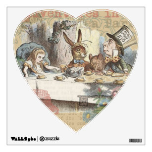 Alice In Wonderland Wall Decals Stickers Zazzle