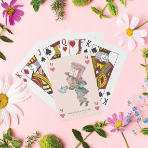 Vintage Alice in Wonderland The Mad Hatter Playing Cards