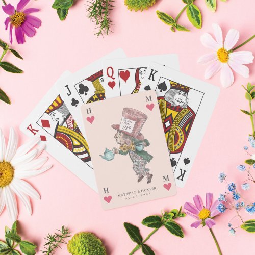 Vintage Alice in Wonderland The Mad Hatter Poker Cards