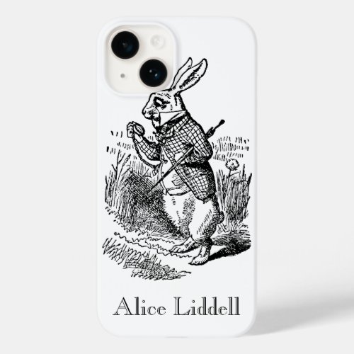 Vintage Alice in Wonderland the White Rabbit Watch Case_Mate iPhone 14 Case