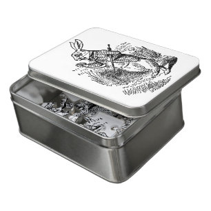 Vintage Alice in Wonderland the White Rabbit Watch Jigsaw Puzzle