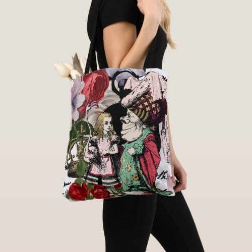 Vintage Alice in Wonderland Tote Bag