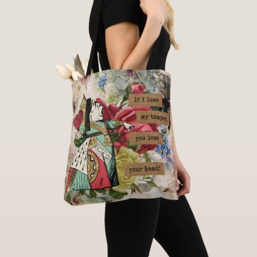 Vintage Alice in Wonderland Tote Bag