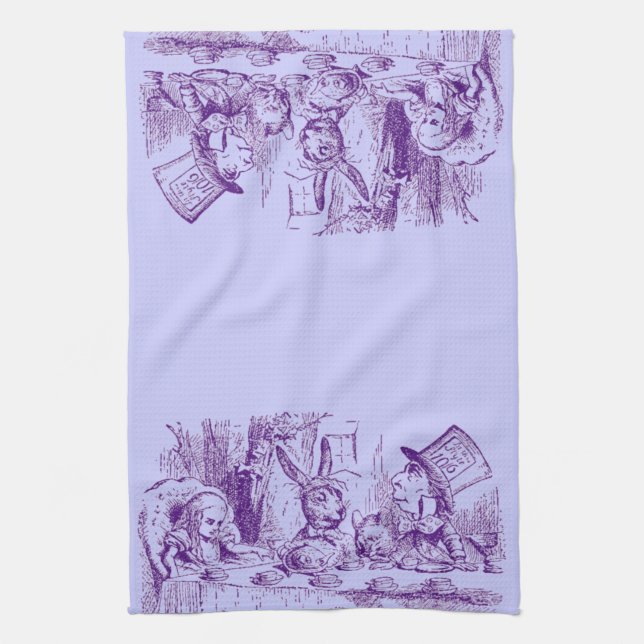 Vintage Alice in Wonderland Towel (Vertical)