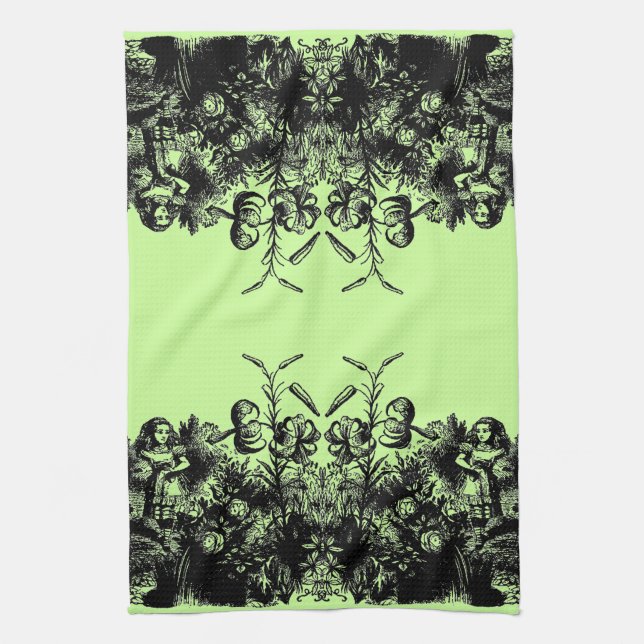 Vintage Alice in Wonderland Towel (Vertical)
