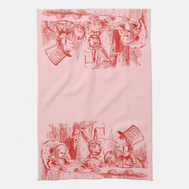 Vintage Alice in Wonderland Towel (Vertical)