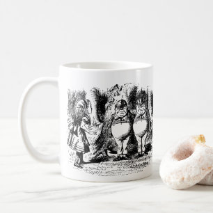 Vintage Alice in Wonderland, Tweedledum Tweedledee Coffee Mug