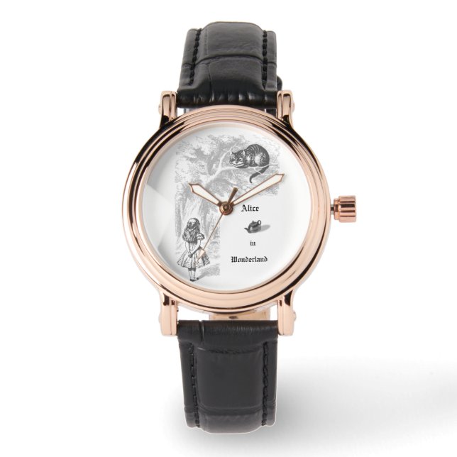 Vintage Alice in Wonderland Watch (Front)