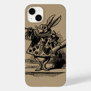 Vintage Alice in Wonderland White Rabbit as Herald Case-Mate iPhone 14 Plus Case