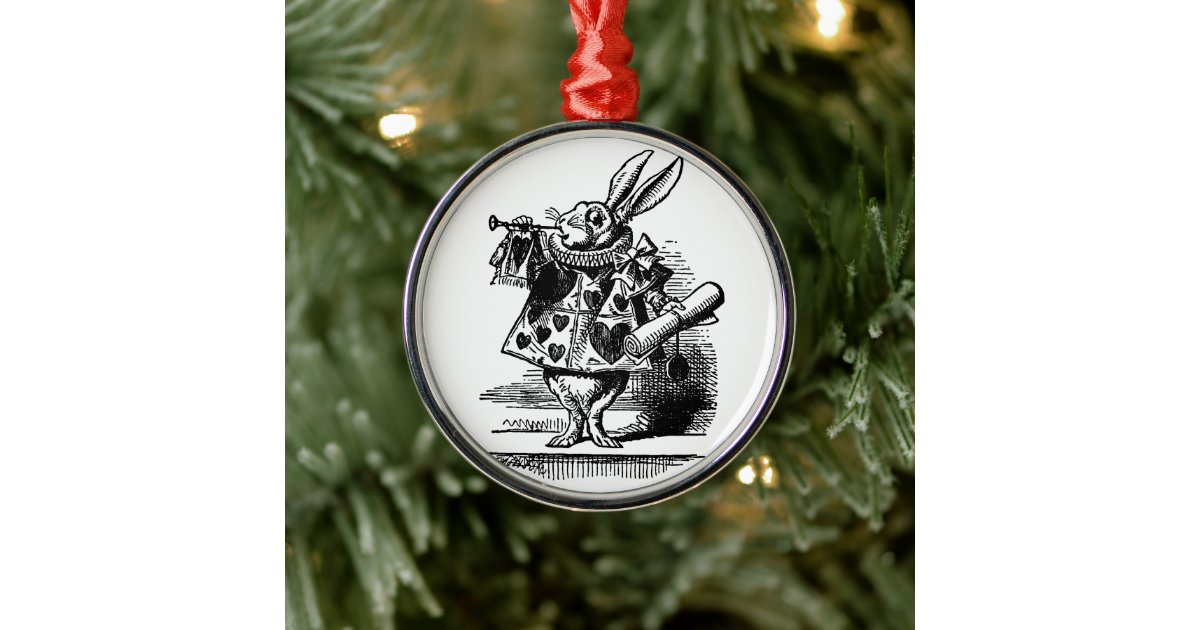 Vintage Alice in Wonderland Christmas Ornament