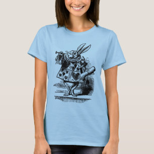 Vintage Alice in Wonderland White Rabbit as Herald T-Shirt