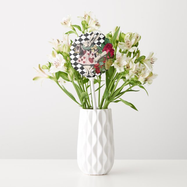 Vintage Alice in Wonderland White Rabbit  Balloon (Vase)