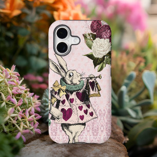 Vintage Alice in Wonderland White Rabbit iPhone 17 Case