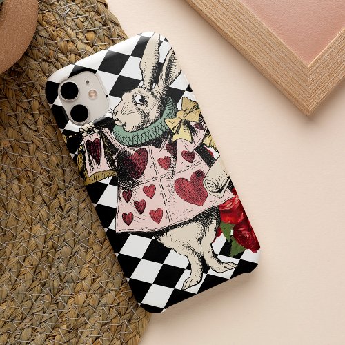 Vintage Alice in Wonderland White Rabbit iPhone 87 Case