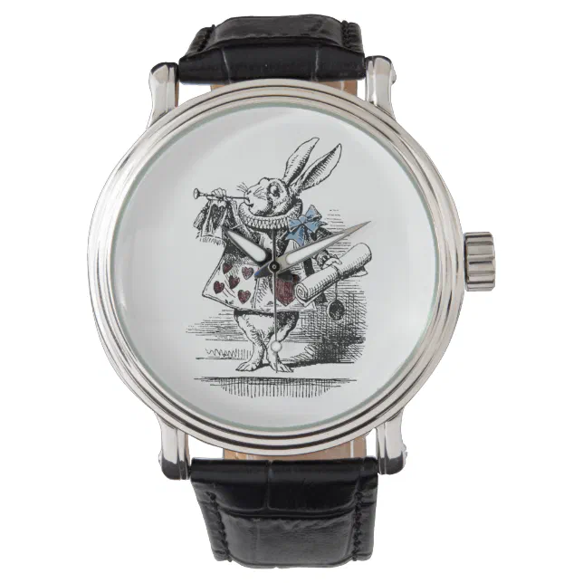 Vintage Alice in Wonderland White Rabbit Watch | Zazzle