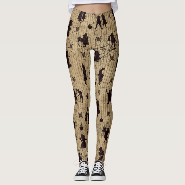 vintage Alice pattern leggings (Front)