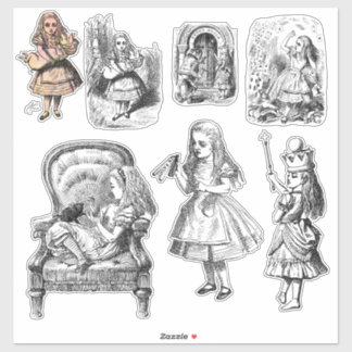 Vintage Alice Sticker