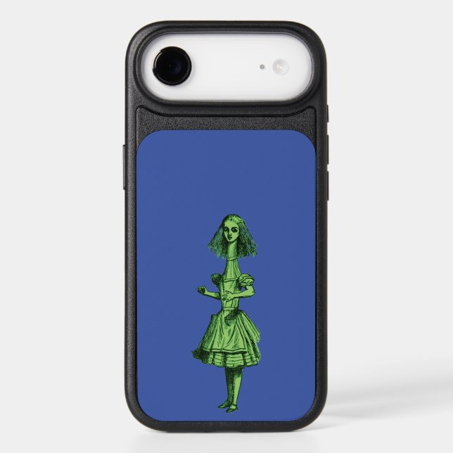 Vintage Alice Stretched in Wonderland Otterbox iPhone Case (Back)