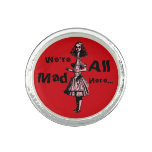 Vintage Alice Stretched in Wonderland Ring