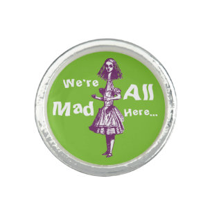 Vintage Alice Stretched in Wonderland Ring