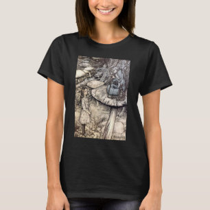 Vintage Alice with Hookah Smoking Caterpillar T-Shirt