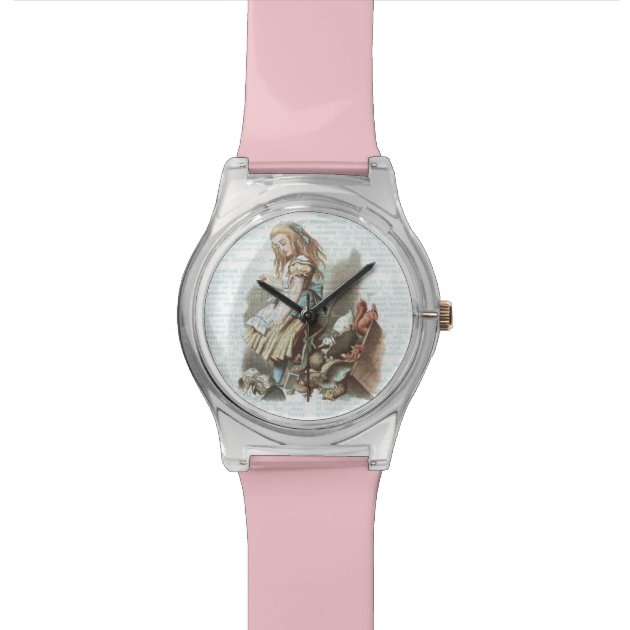 Vintage alice in wonderland wrist watch clearance