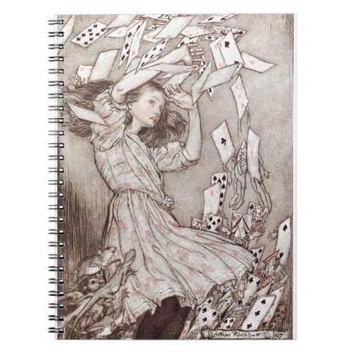 Vintage Alices adventures in Wonderland 1907 Notebook
