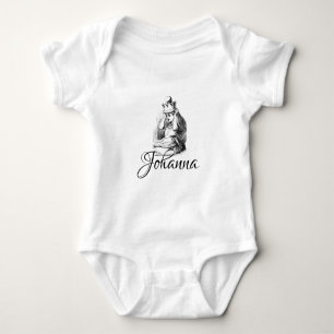 Vintage Alice's Adventures in Wonderland Baby Bodysuit